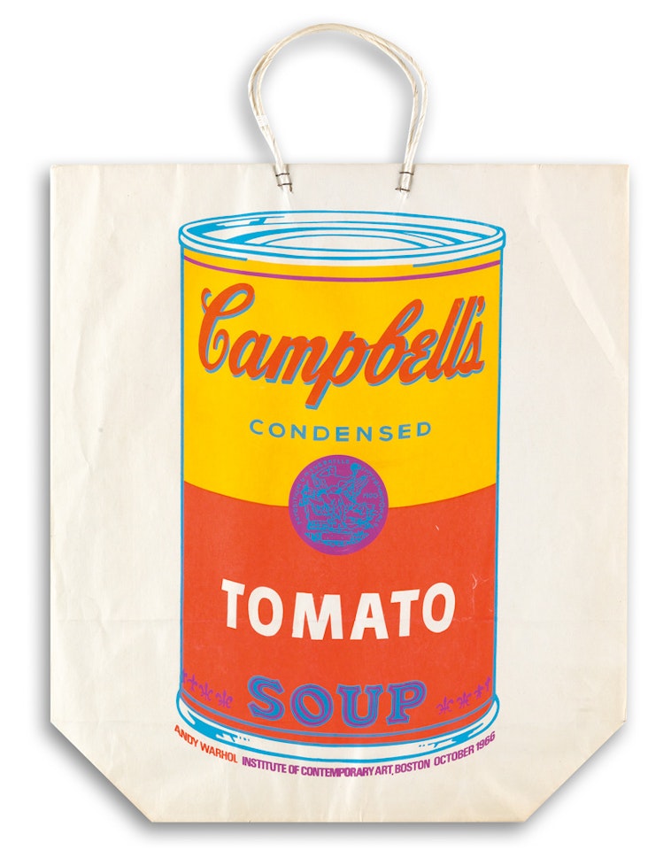 Campbell's Soup Can on a Shopping Bag by Andy Warhol