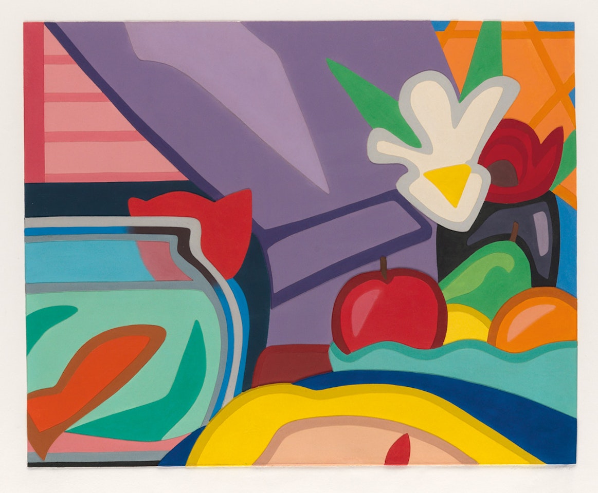 Still Life With Blonde And Goldfish by Tom Wesselmann