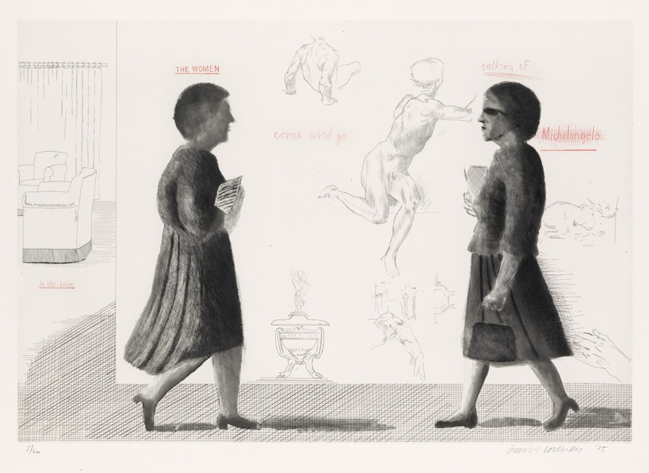 Homage to Michelangelo by David Hockney