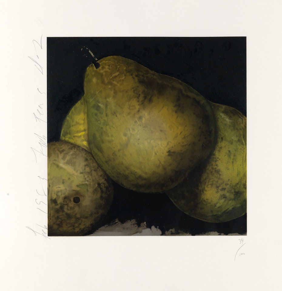 Four Pears by Donald Sultan