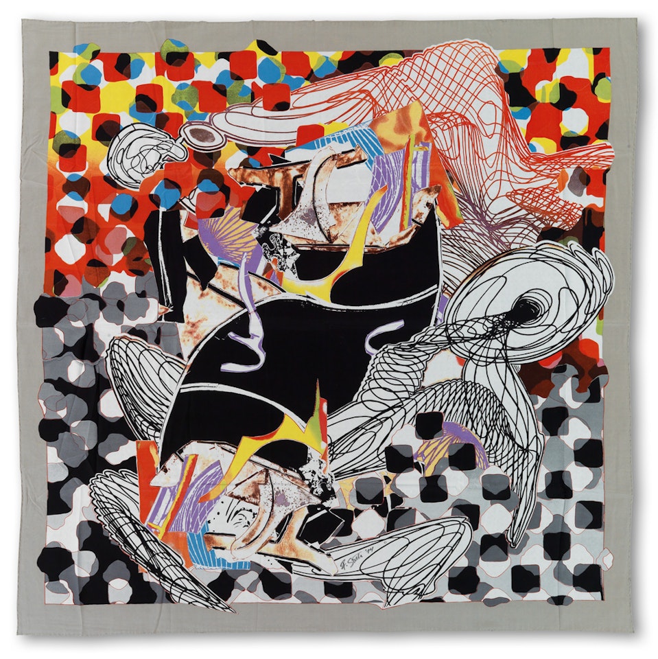 The Whale-Watch Shawl by Frank Stella