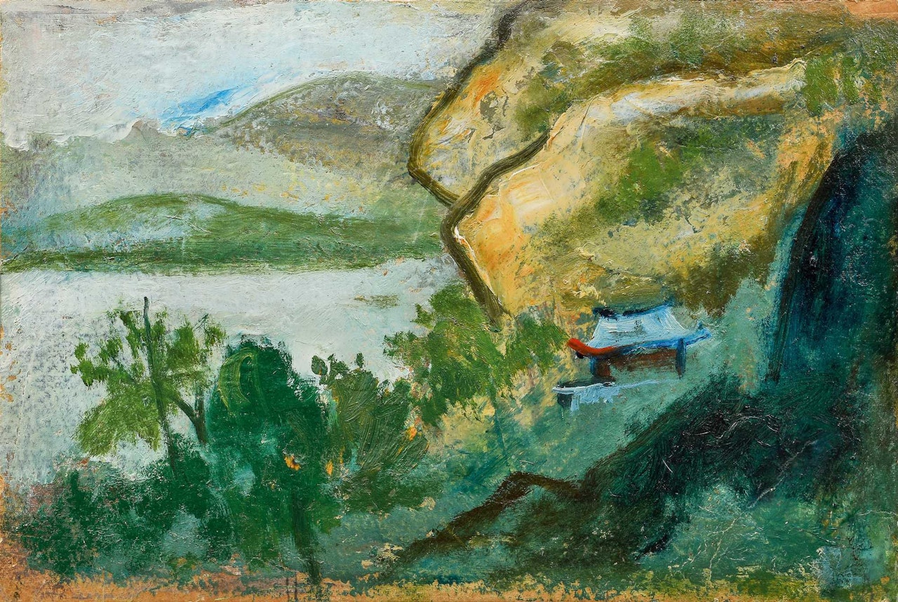 MOUNTAIN SCENERY by Guan Liang