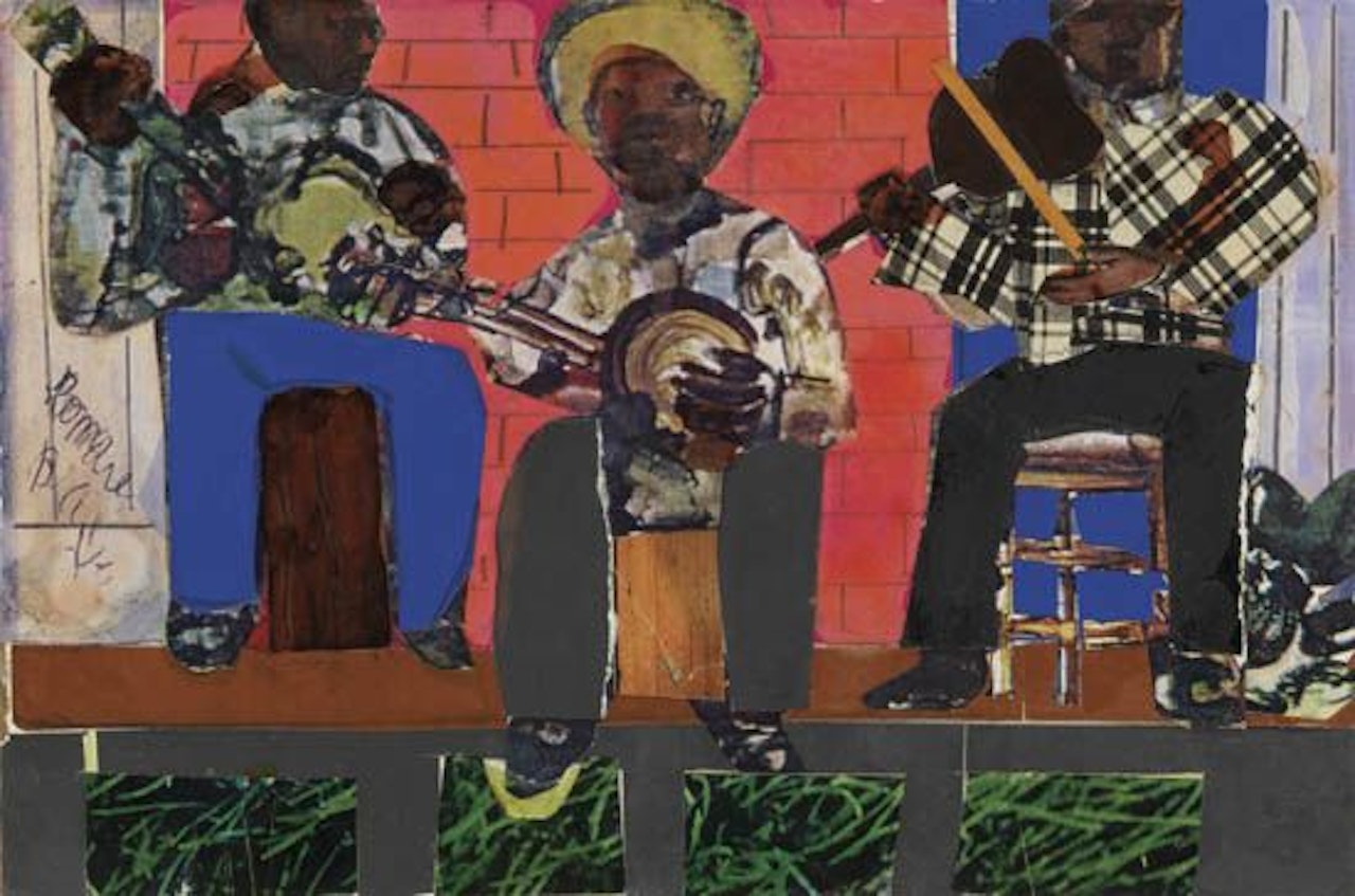 Back porch serenade by Romare Bearden
