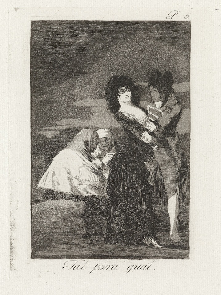 Tal para qual by Francisco José de Goya