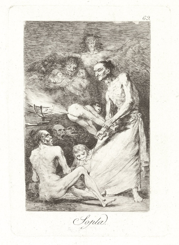 Sopla by Francisco José de Goya