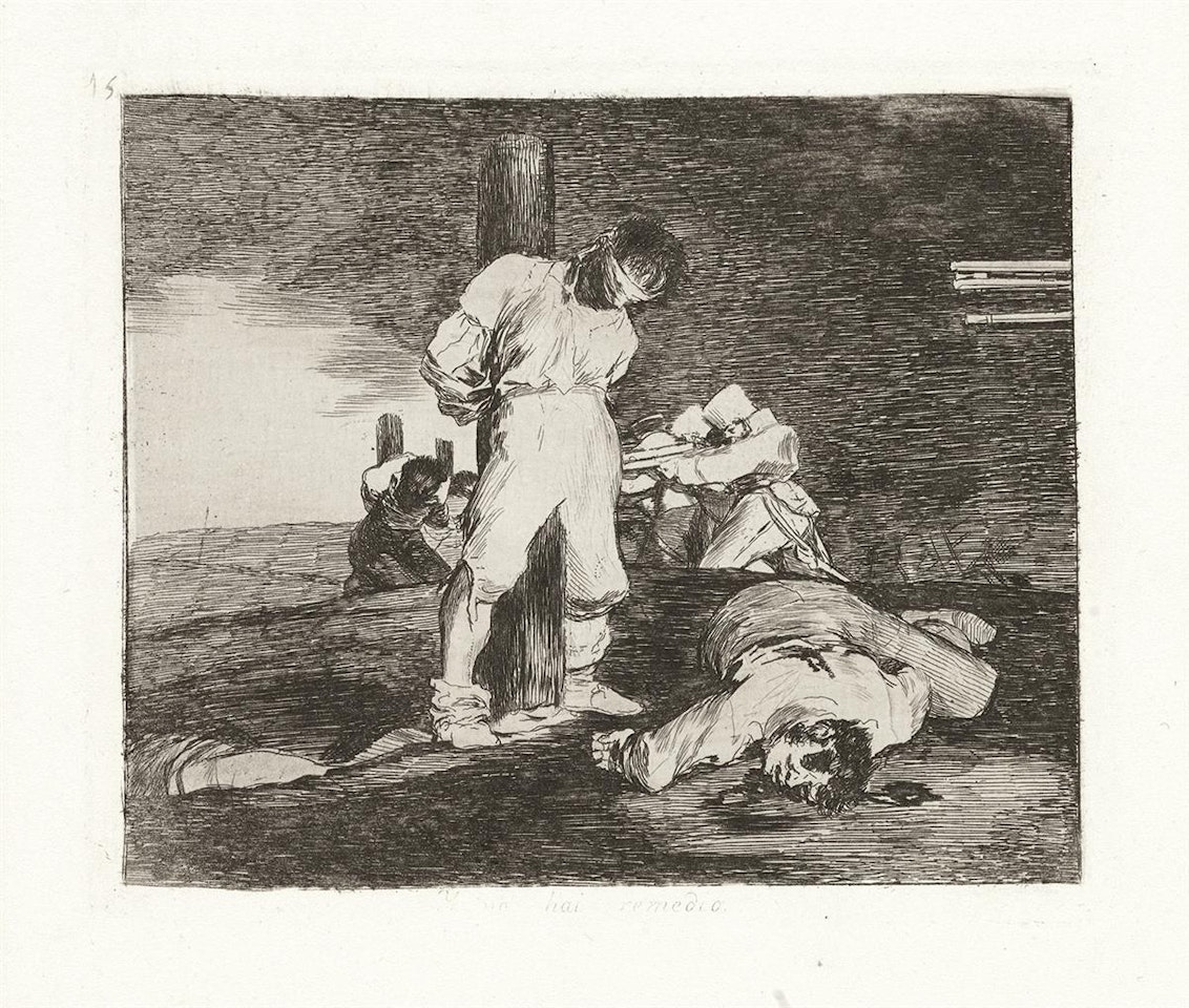 Ya no hai remedio by Francisco José de Goya