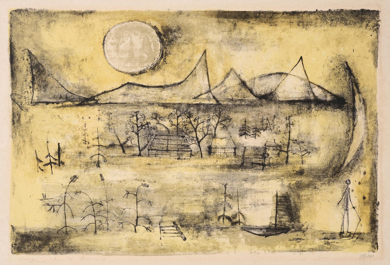 Mountain by Zao Wou-Ki