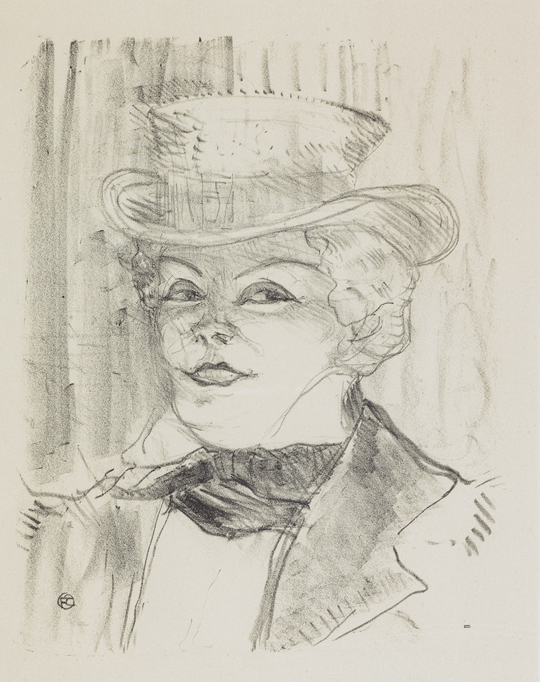 Madame Réjane by Henri de Toulouse-Lautrec