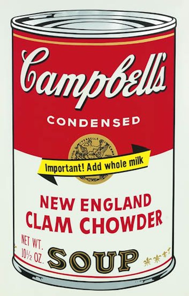 New England Clam Chowder by Andy Warhol