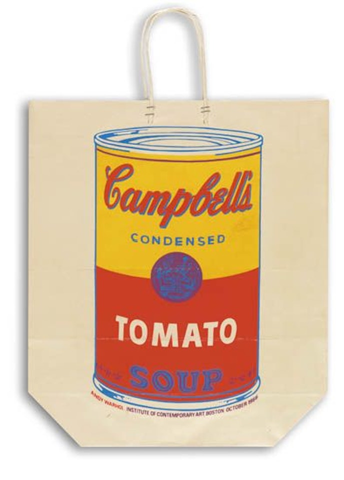 Campbell's Soup Can on a Shopping Bag by Andy Warhol