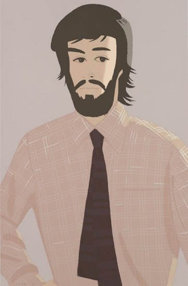 Plaid Shirt I and II by Alex Katz