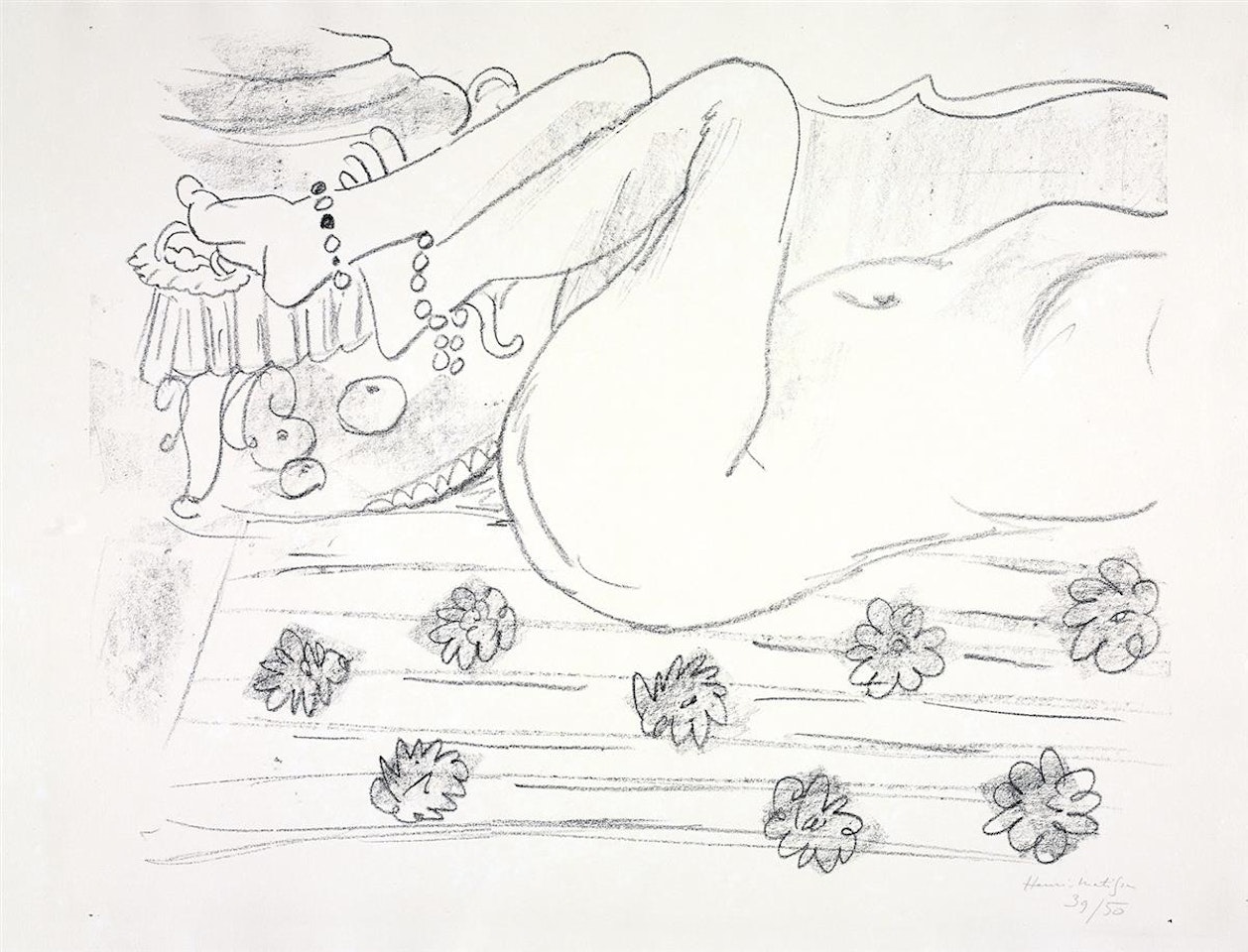 Nu, Étude d'un mouvement de jambes by Henri Matisse