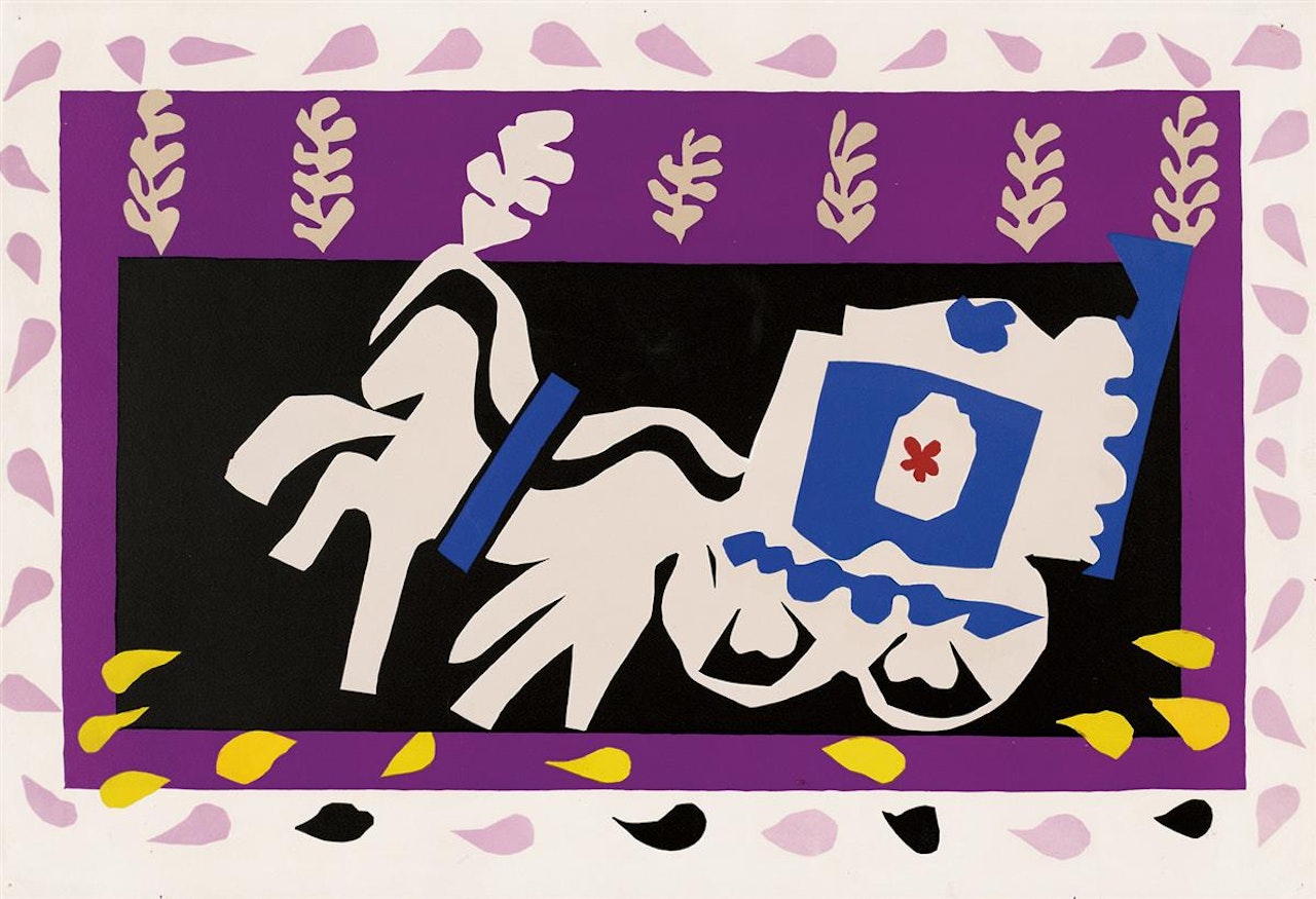 Jazz: L'Enterrement de Pierrot by Henri Matisse