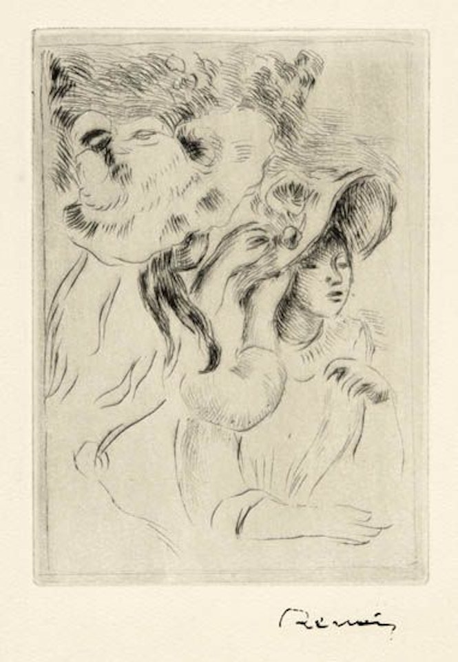 Le Chapeau Épinglé (2e planche) by Pierre-Auguste Renoir