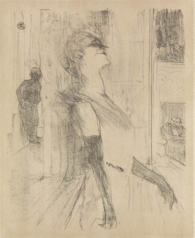 Yvette Guilbert, sur la Scène by Henri de Toulouse-Lautrec