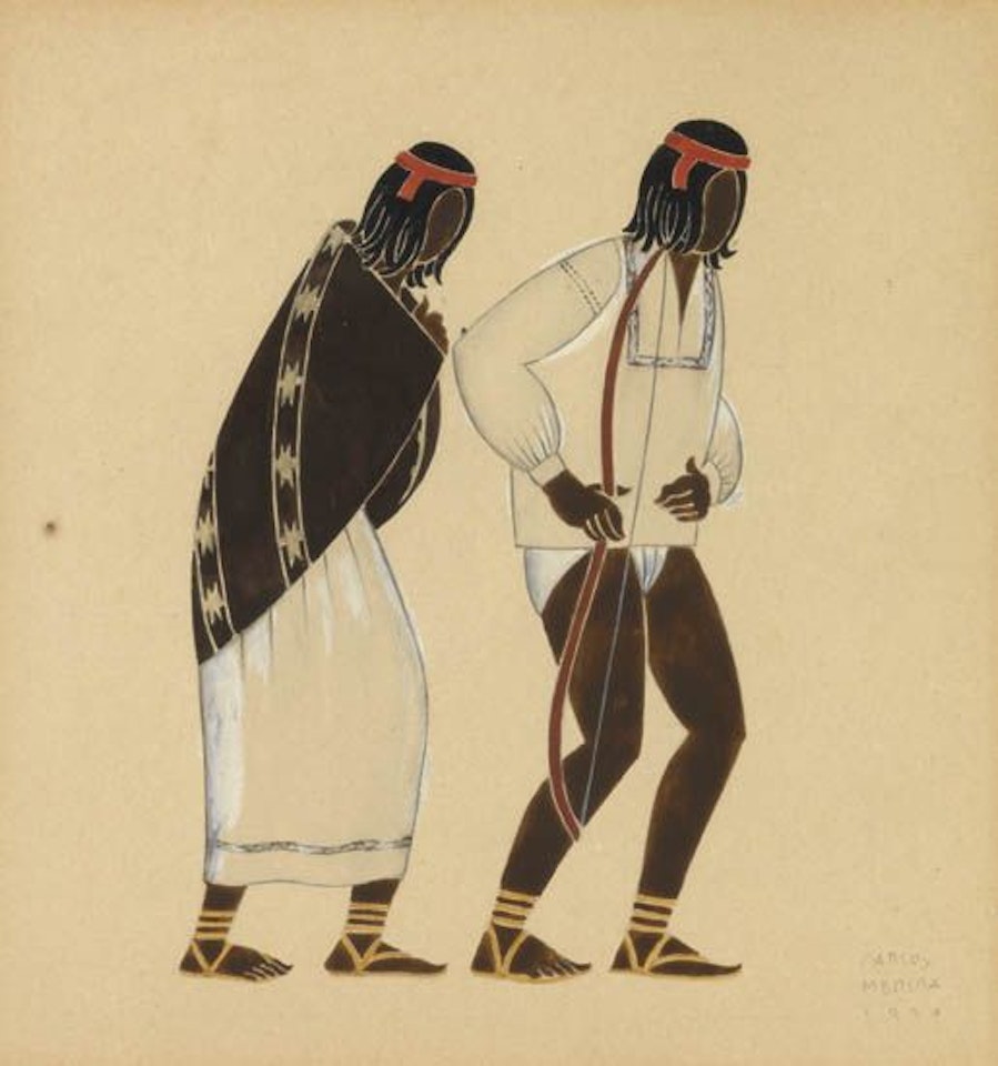 Native Couple by Carlos Mérida