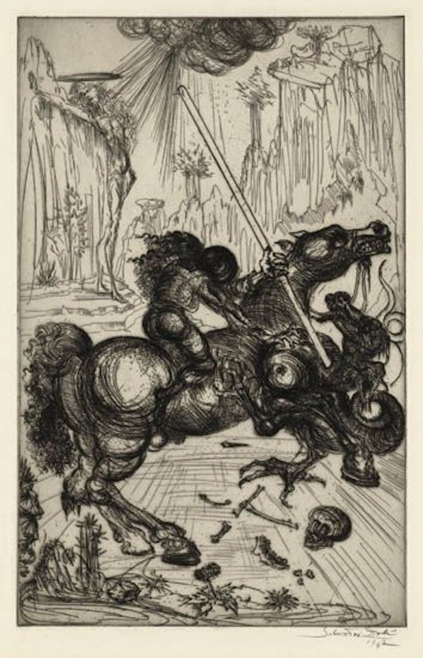 St. George and the Dragon by Salvador Dali