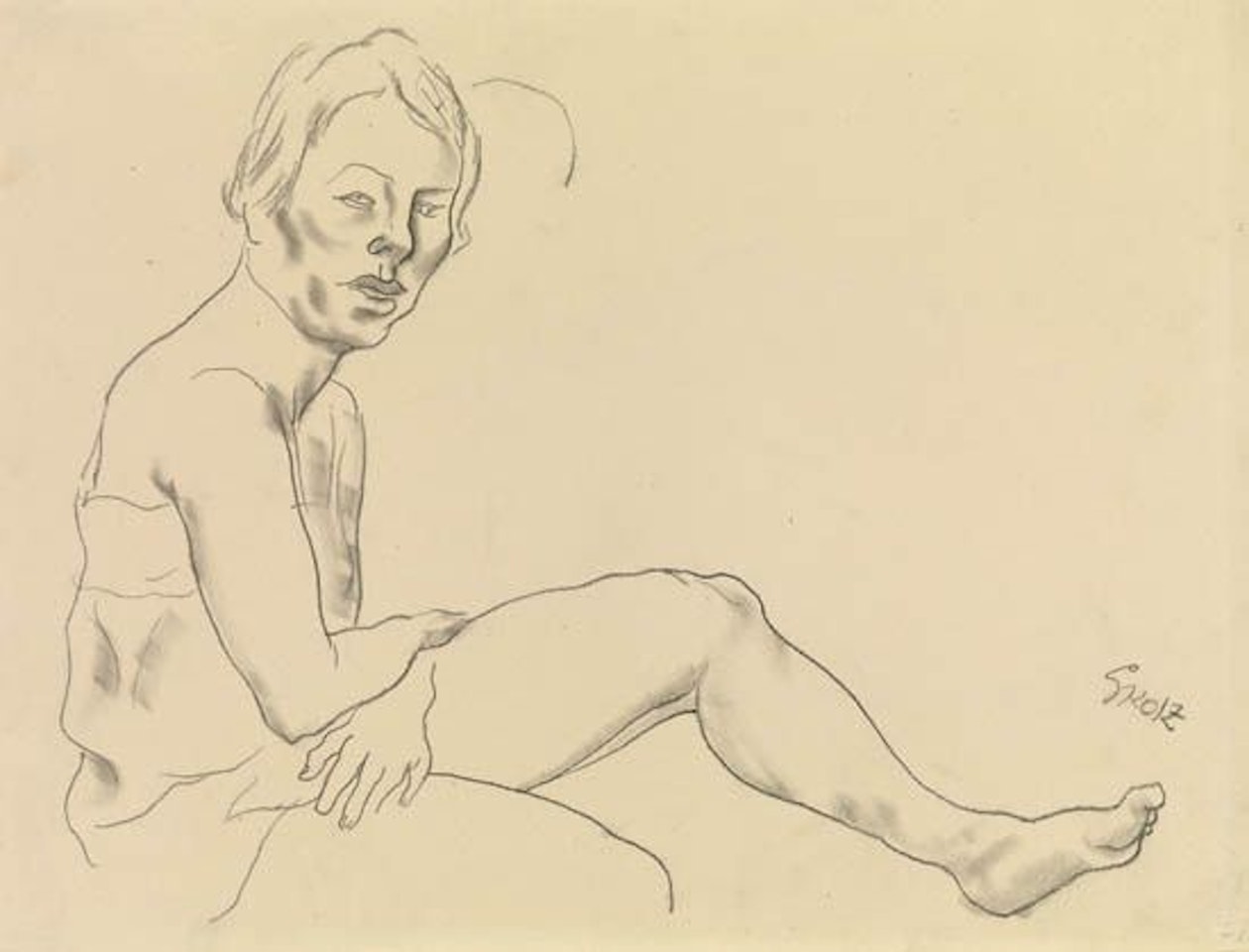 Frauenakt by George Grosz