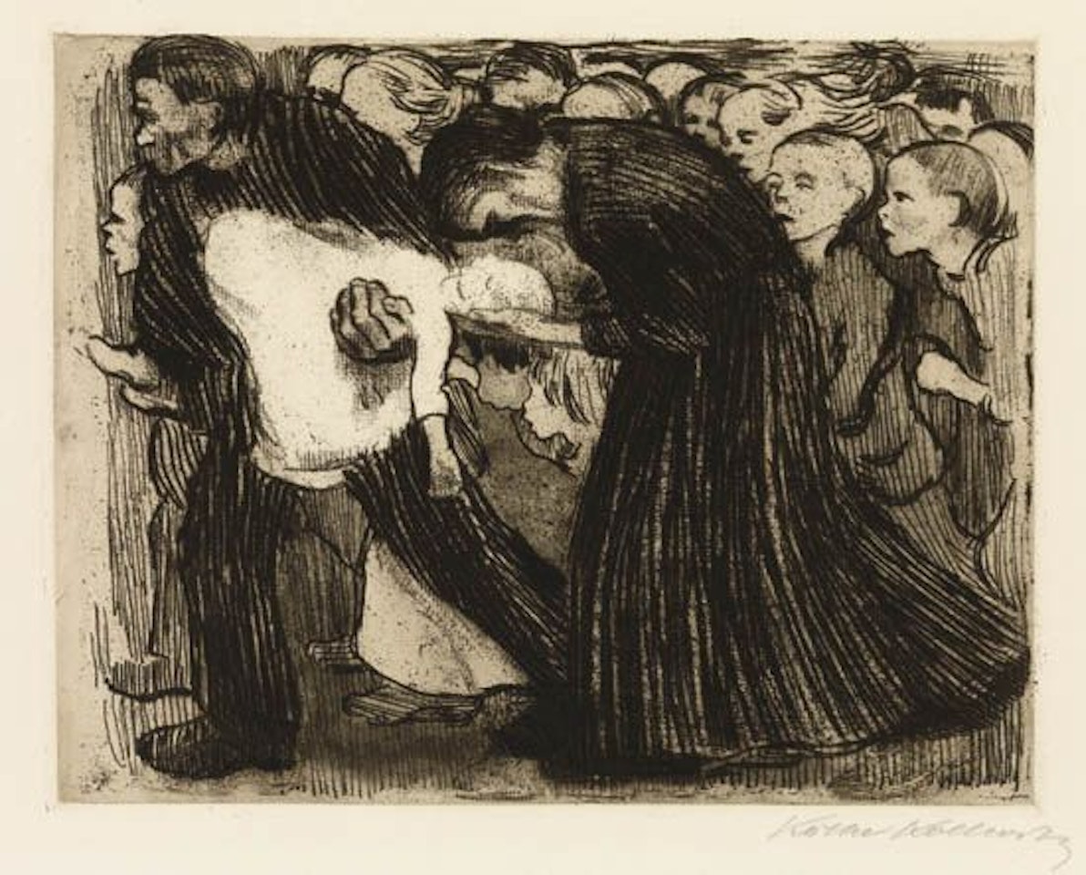 Überfahren by Kathe Kollwitz