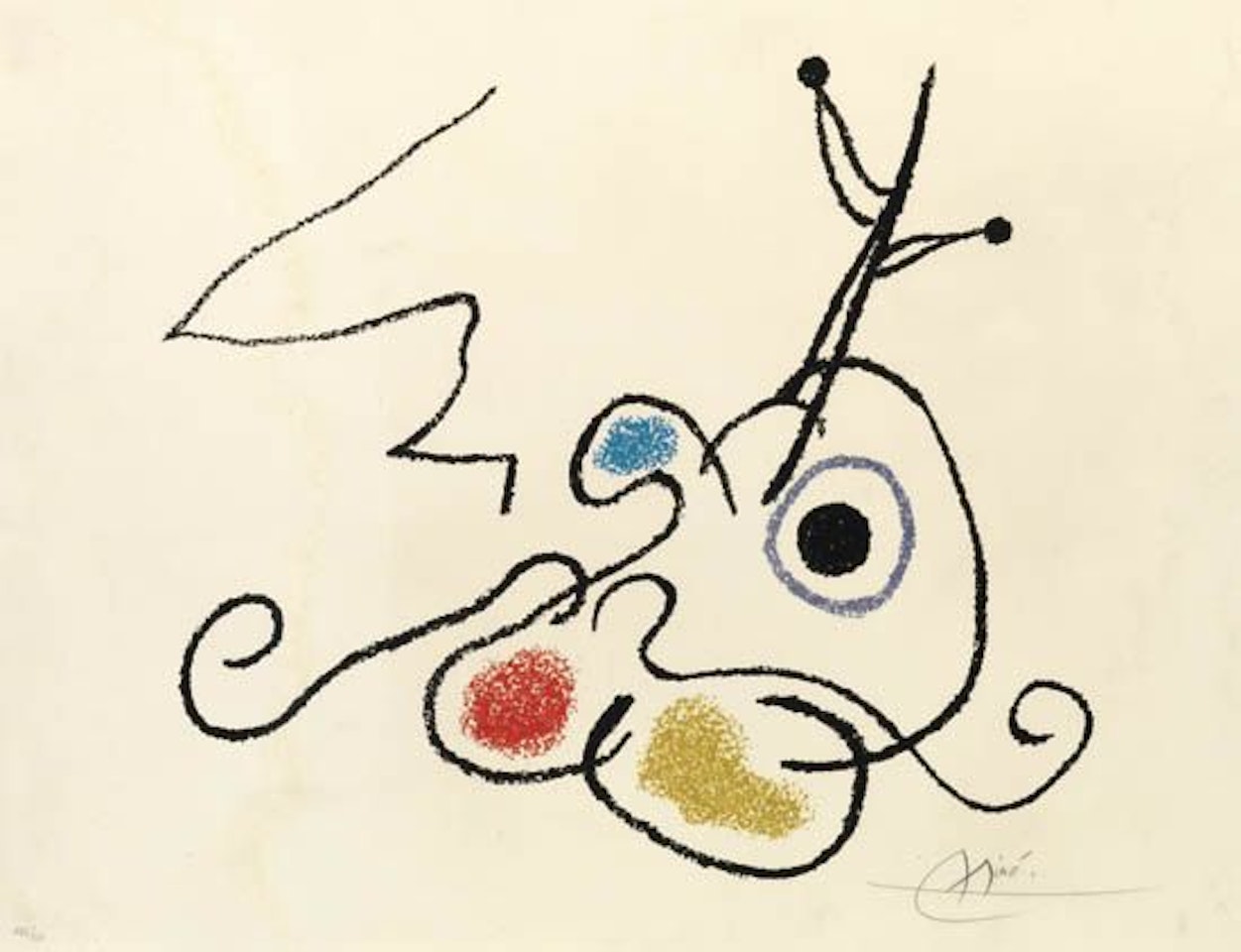 Ubu aux Baléares by Joan Miró