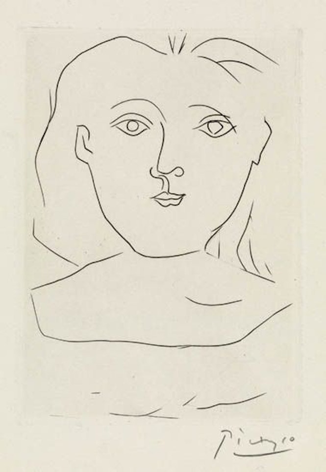 Femme de face: Jours de Gloire by Pablo Picasso