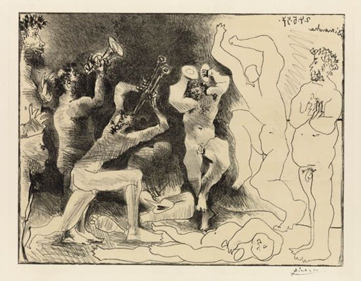 La Danse des Faunes by Pablo Picasso