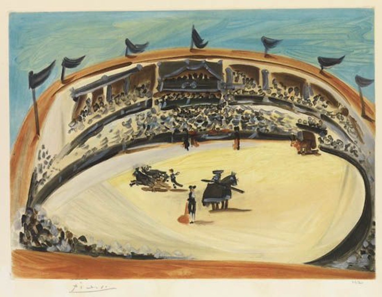 La Corrida by Pablo Picasso