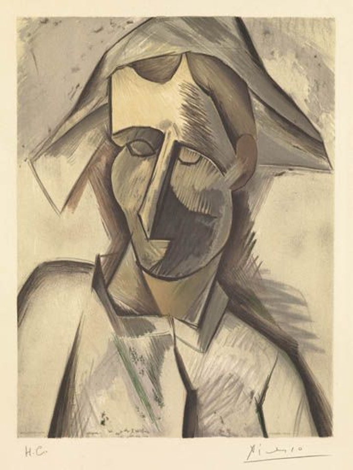 Tête d'Arlequin by Pablo Picasso