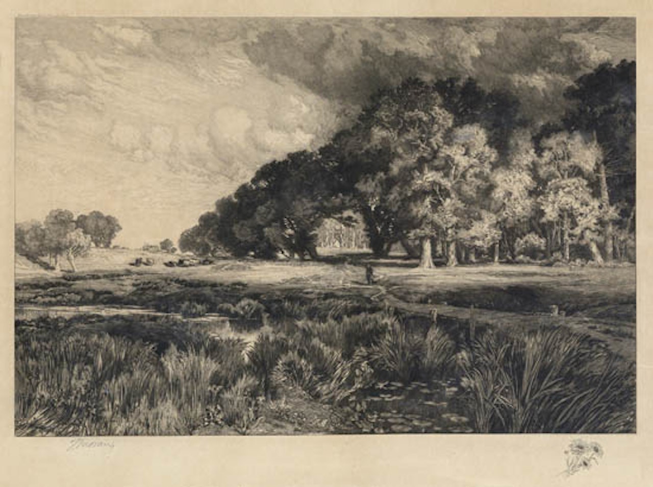 Long Island Landscape by Thomas Moran