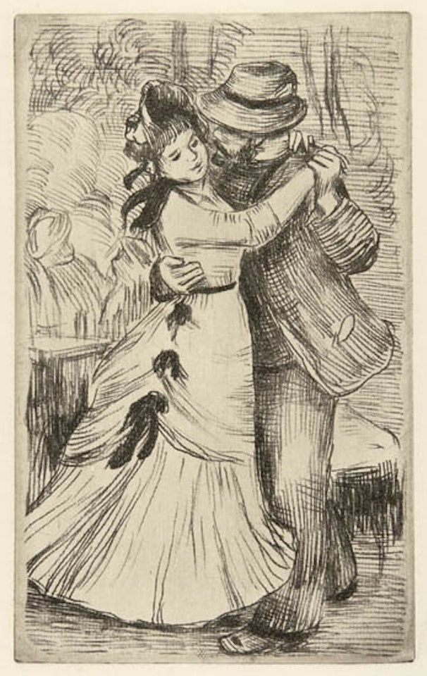 La Danse à la Campagne, 2e planche by Pierre-Auguste Renoir
