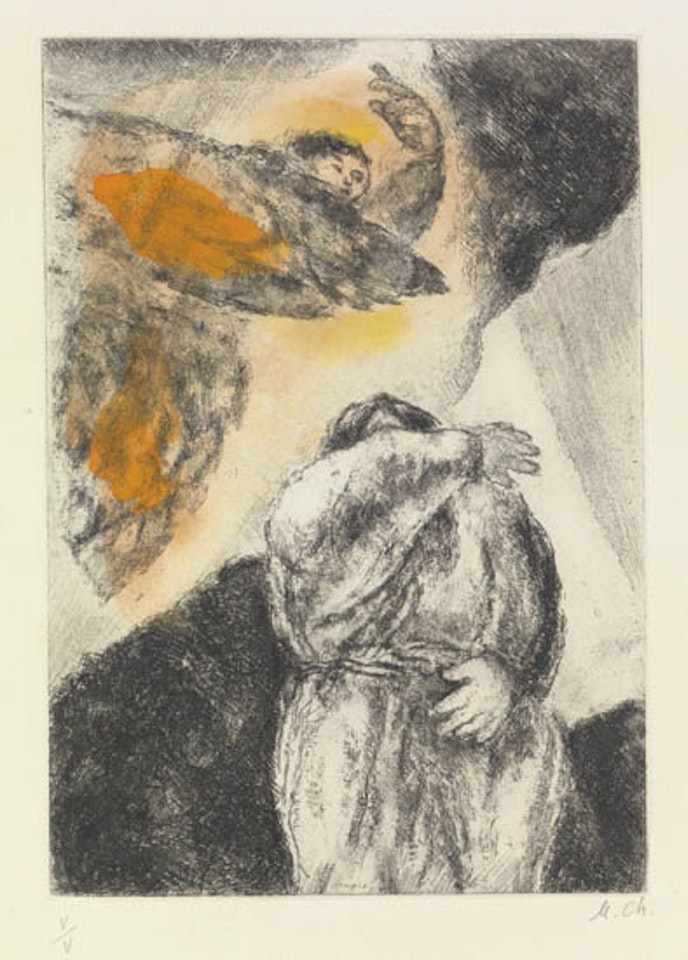 La Vision d'Élie by Marc Chagall