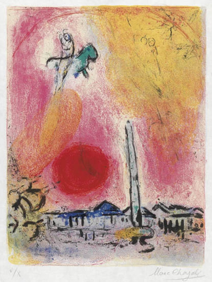 Regards sur Paris by Marc Chagall