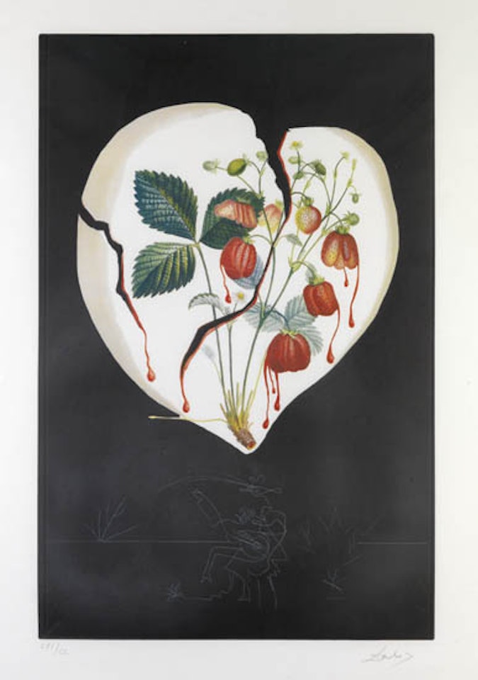 Coeur de Fraises by Salvador Dali