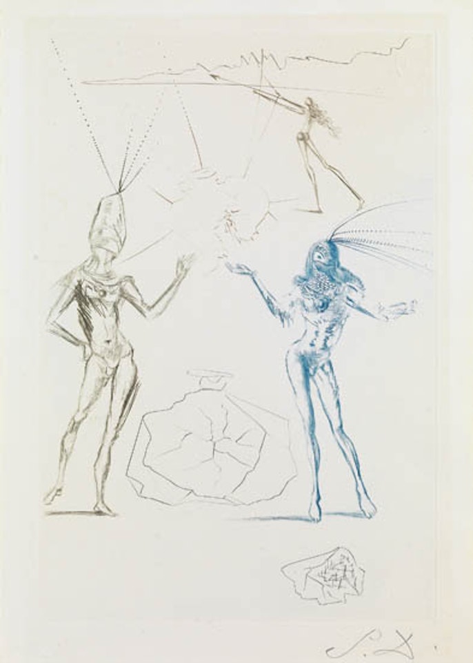 Tristan and Iseult by Salvador Dali