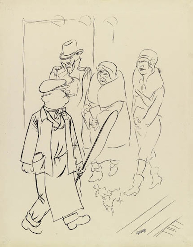 Strassenszene by George Grosz