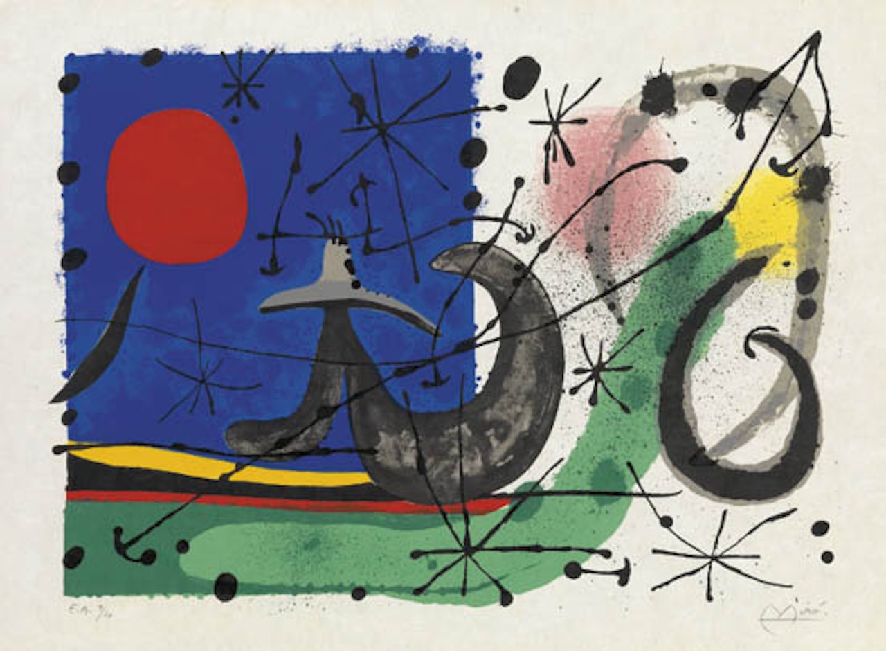 Le Lézard aux Plumes d'Or by Joan Miró