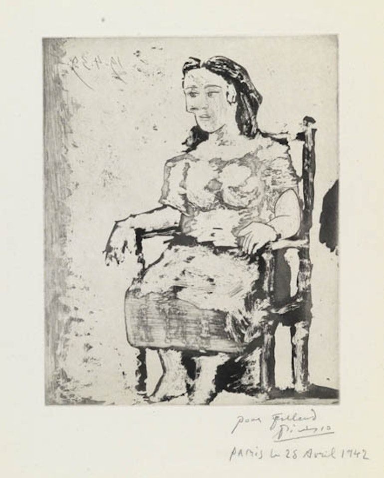 Femme au fauteuil II: Dora Maar by Pablo Picasso