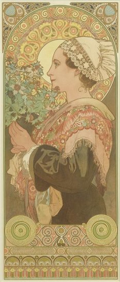 Chardon de grèves by Alphonse Mucha
