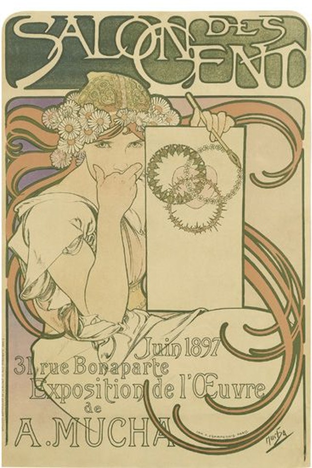Salon des cent by Alphonse Mucha
