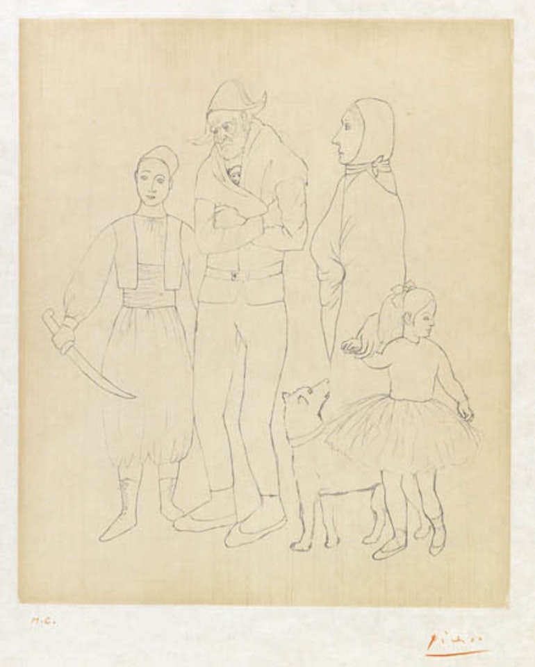 Famille des Saltimbanques by Pablo Picasso