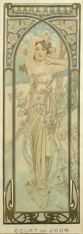 Éclat du jour by Alphonse Mucha