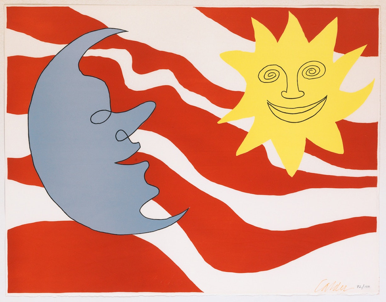 Sun Face, Moon Face by Alexander Calder