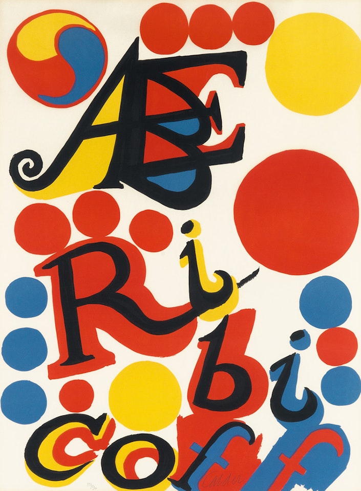 Abe Ribicoff by Alexander Calder