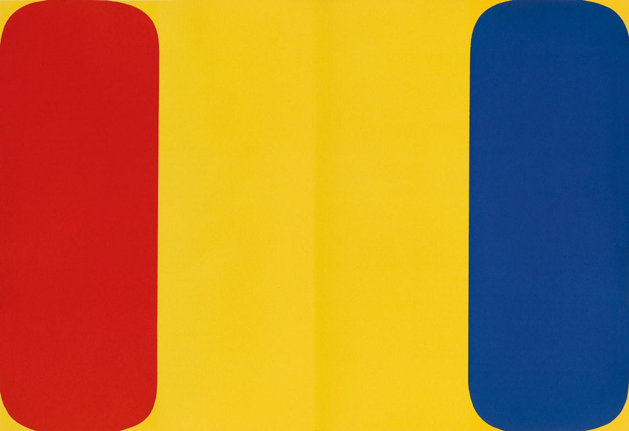 Derrière le Miroir, No. 149 by Ellsworth Kelly