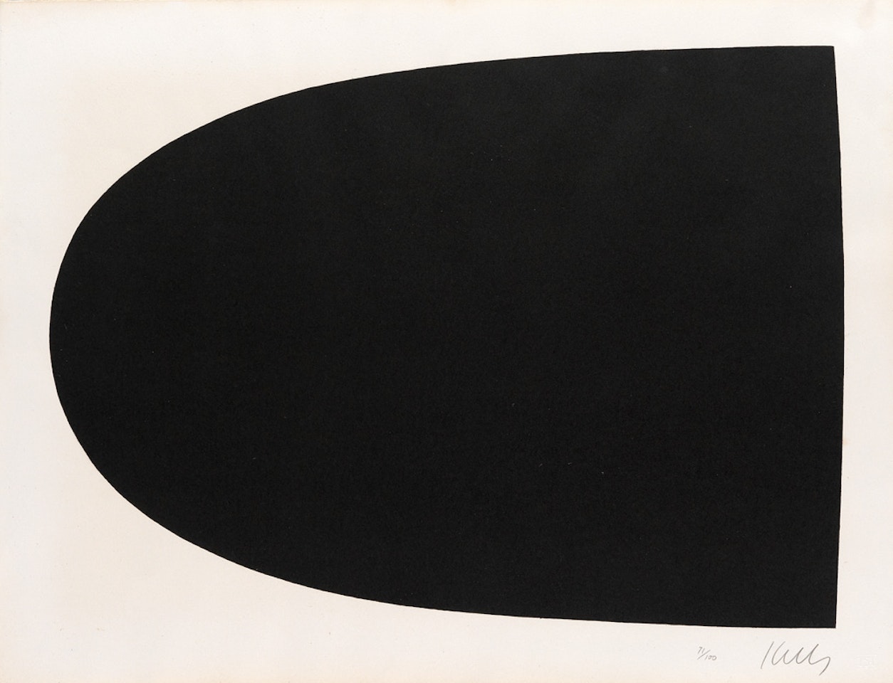 Black Form by Ellsworth Kelly