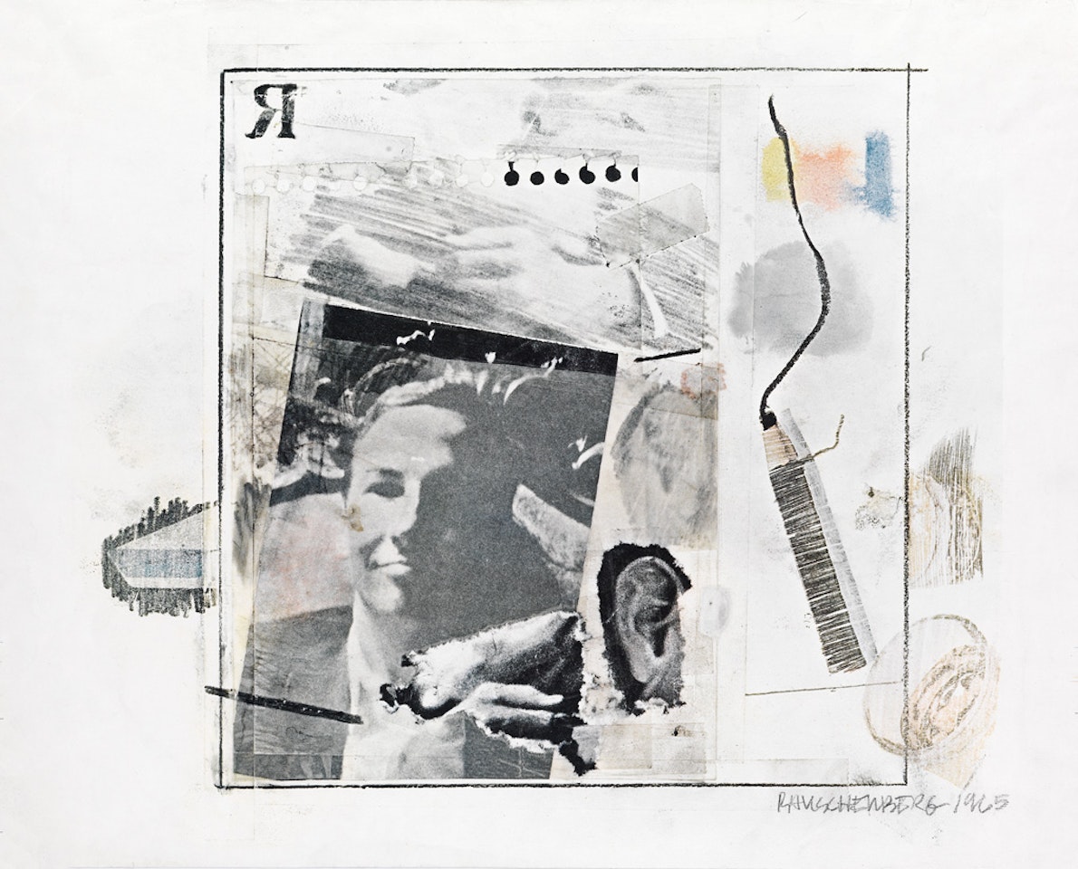 Dwan Gallery Poster by Robert Rauschenberg