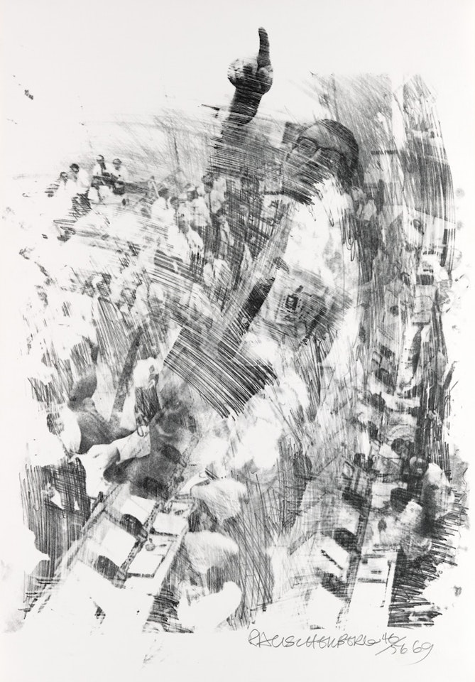 Sky Rite (Stoned Moon) by Robert Rauschenberg