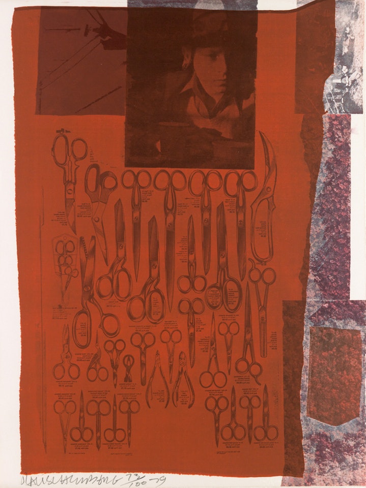 More Distant Visible Part of the Sea by Robert Rauschenberg