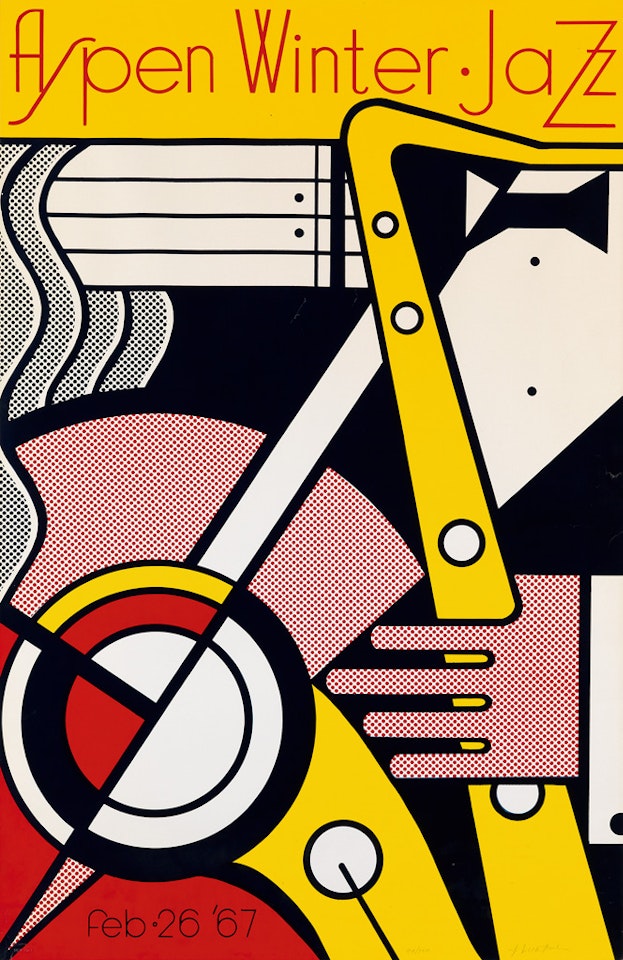 Aspen Winter Jazz by Roy Lichtenstein