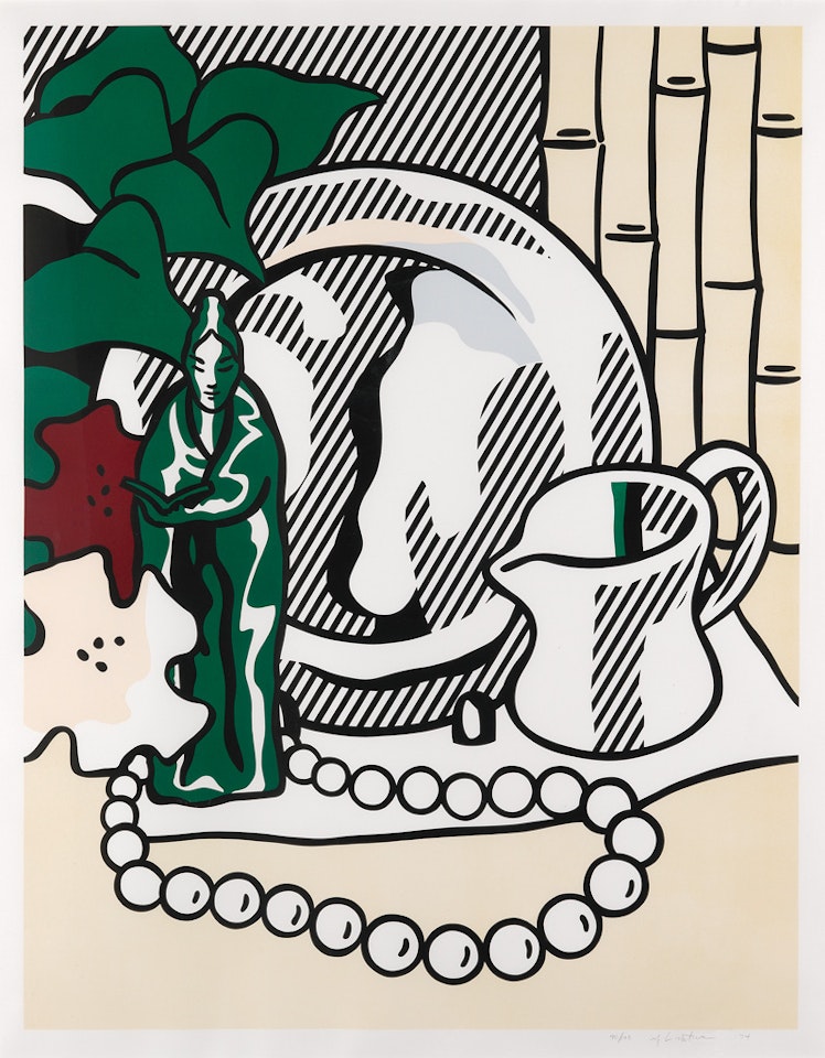 Still Life with Figurine by Roy Lichtenstein